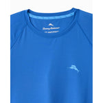 Tommy Bahama Men's IslandZone Chill Time Surf Crew Long Sleeve T-Shirt - Cobalt Craze