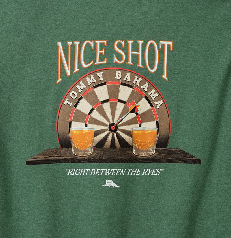 Tommy Bahama Big & Tall Between The Ryes Pocket T-Shirt - Green Meadow Heather