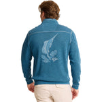 Tommy Bahama Tobago Bay Marlin Splash Hz Sweater - Blue Allure - FINAL SALE