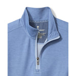 Tommy Bahama Men's Coasta Vera Lorenzo Half Zip Pullover Sweater - French Blue