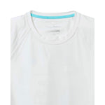Tommy Bahama Men's IslandZone Chill Time Tropics Crew Long Sleeve Rash Guard T-Shirt - White