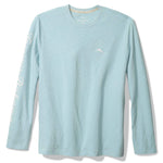 Tommy Bahama Men's Red White And Bloom Lux Long Sleeve T-Shirt - Blue Whisper