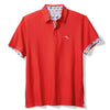 Tommy Bahama Men's IslandZone Flamingo Mingle Five O'Clock Polo Shirt - Poppy Red