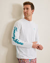 Tommy Bahama Men's Scenic To Believe It Lux Long Sleeve T-Shirt - White - FINAL SALE