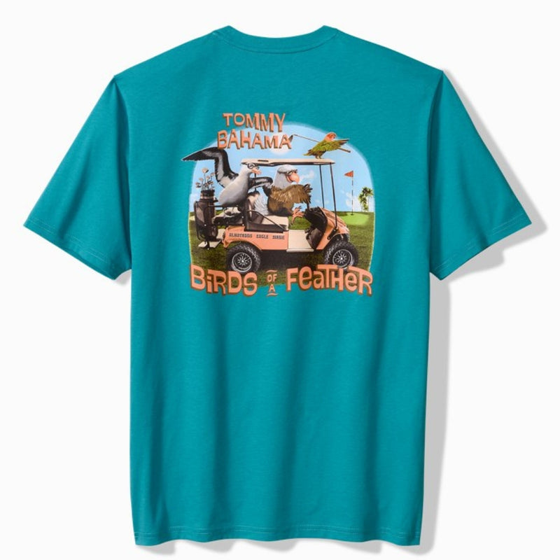 Tommy Bahama Men's Birds Of A Feather T-Shirt - Dark Canal Blue
