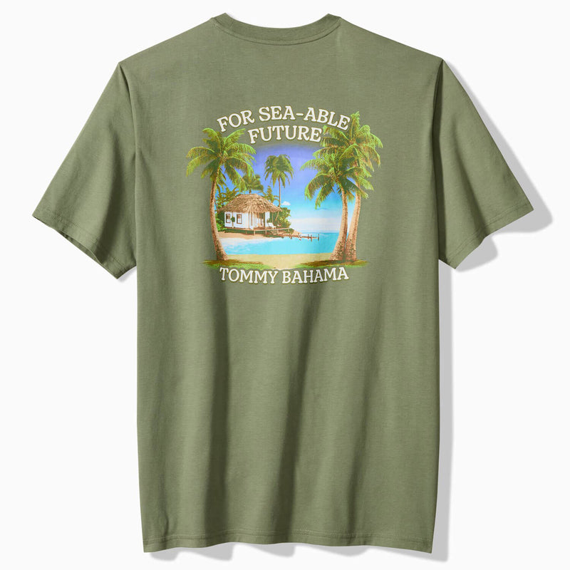 Tommy Bahama Men's For Sea Able Future T-Shirt - Dusty Sage
