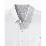 Tommy Bahama Men's San Lucio Lotus Happy Hour Camp Shirt - White