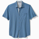 Tommy Bahama Men's San Lucio Lotus Happy Hour Camp Shirt - Eclipse