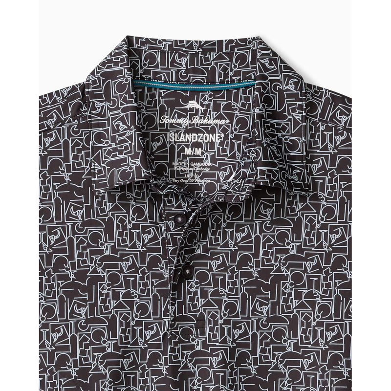 Tommy Bahama Men's Party Mixer Polo Shirt - Black