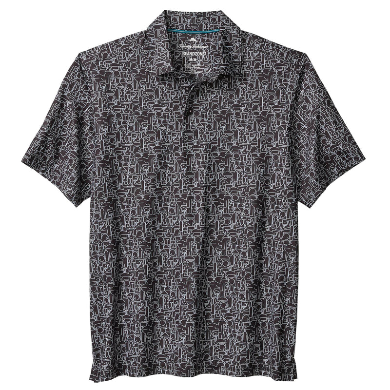 Tommy Bahama Men's Party Mixer Polo Shirt - Black