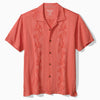 Tommy Bahama Men's Palm Fresco Beach Border Camp Shirt - Spiced Crimson