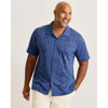 Tommy Bahama Men's Palm Fresco Beach Border Camp Shirt - Carbon Navy