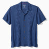 Tommy Bahama Men's Palm Fresco Beach Border Camp Shirt - Carbon Navy