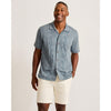 Tommy Bahama Men's Palm Fresco Beach Border Camp Shirt - Steel