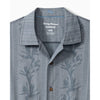 Tommy Bahama Men's Palm Fresco Beach Border Camp Shirt - Steel