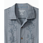 Tommy Bahama Men's Palm Fresco Beach Border Camp Shirt - Steel