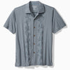 Tommy Bahama Men's Palm Fresco Beach Border Camp Shirt - Steel