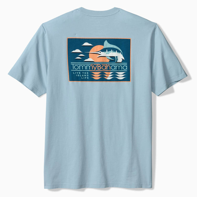 Tommy Bahama Men's Marlin View T-Shirt - Silvery Blue