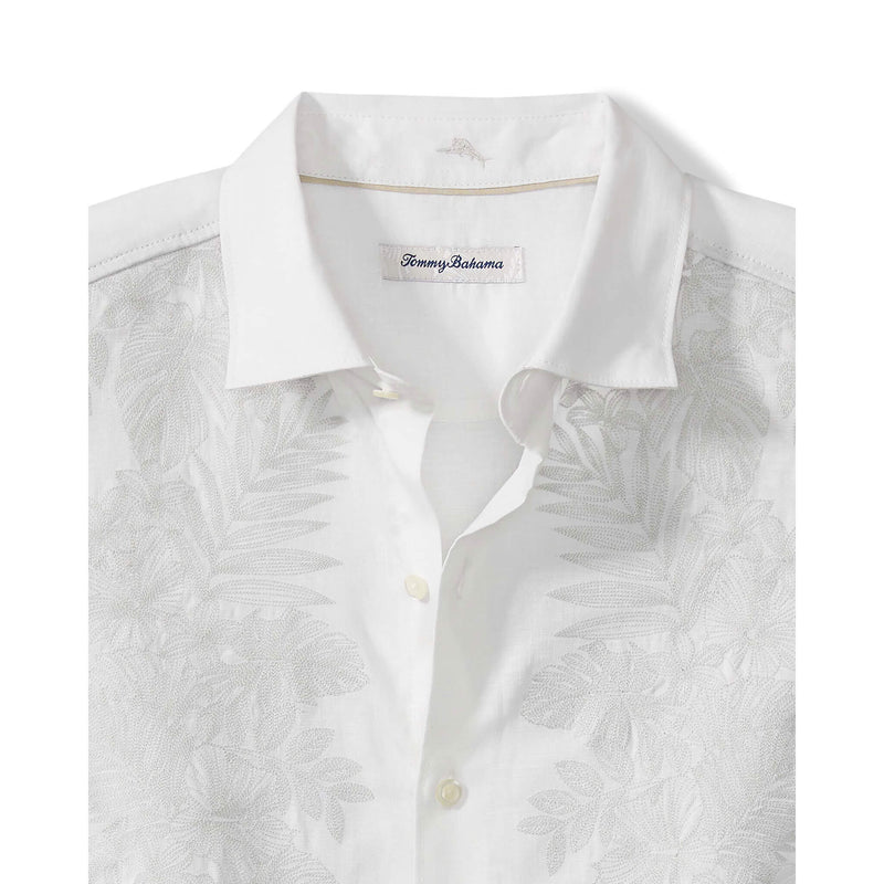 Tommy Bahama Men's Down The Isle Linen Sport Shirt - White