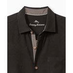 TBLV Tommy Bahama Mens Original Sample Call Me Old Fashioned Camp Shirt - Black