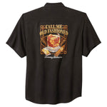 TBLV Tommy Bahama Mens Original Sample Call Me Old Fashioned Camp Shirt - Black