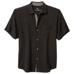 TBLV Tommy Bahama Mens Original Sample Call Me Old Fashioned Camp Shirt - Black