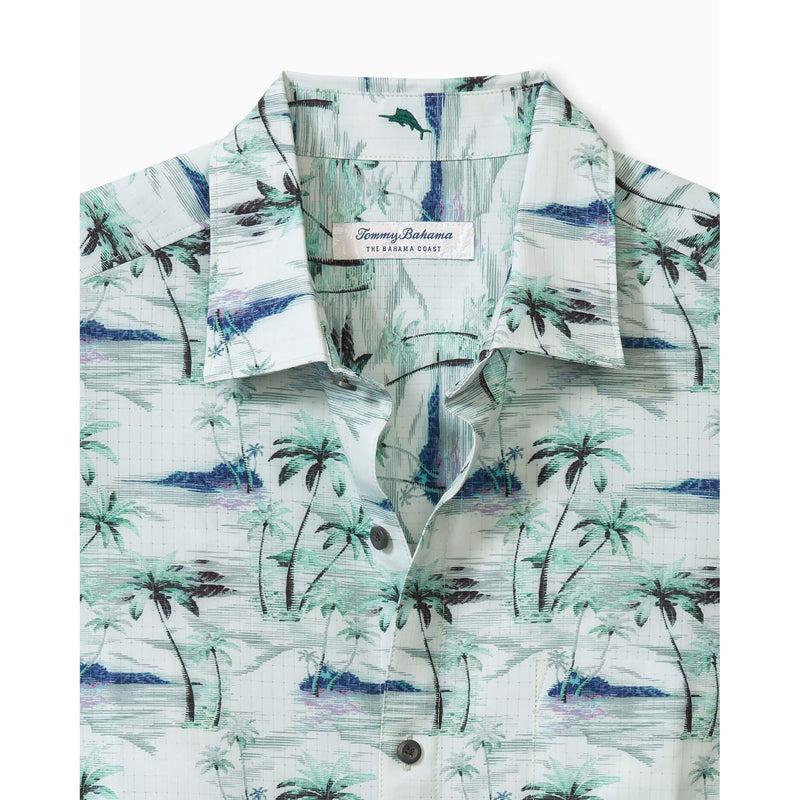 Tommy Bahama IslandZone Bahama IslandZone Coast Oceanic Oasis Sport Shirt - Lapland