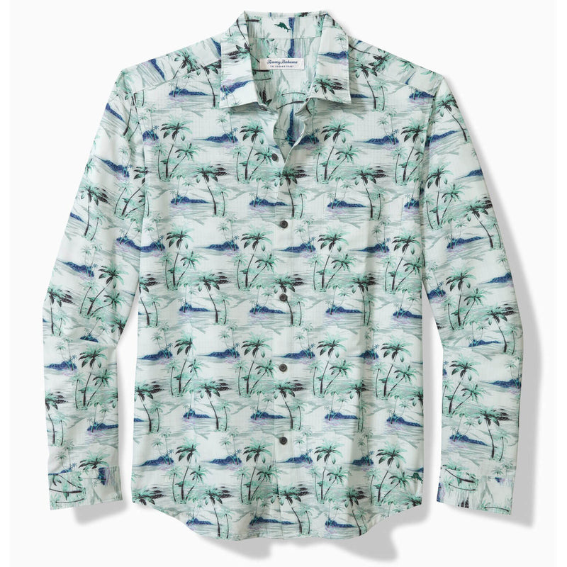 Tommy Bahama IslandZone Bahama IslandZone Coast Oceanic Oasis Sport Shirt - Lapland