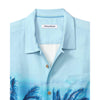 Tommy Bahama Men's Artist Series Hibiscus Hues Silk Camp Shirt - Vacation Blue