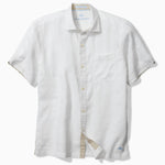 Tommy Bahama Men's Paradise Breezer Short Sleeve Linen Camp Shirt - White*