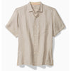Tommy Bahama Men's Paradise Breezer Short Sleeve Linen Camp Shirt - Natural*