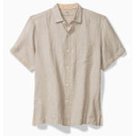 Tommy Bahama Men's Paradise Breezer Short Sleeve Linen Camp Shirt - Natural*