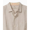 Tommy Bahama Men's Paradise Breezer Short Sleeve Linen Camp Shirt - Natural*