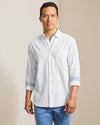 Tommy Bahama Men's IslandZone Sarasota Stretch Ventura Coast Sport Shirt - White
