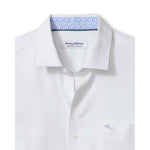 Tommy Bahama Men's IslandZone Sarasota Stretch Ventura Coast Sport Shirt - White