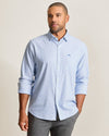 Tommy Bahama Men's IslandZone Sarasota Stretch Ventura Coast Sport Shirt - Vacation Blue