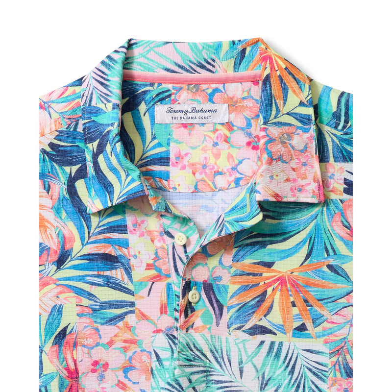 Tommy Bahama Men's IslandZone Bahama Coast Positano Palms Polo Shirt - Lychee