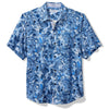 Tommy Bahama Men's Island Mixer Silk Camp Shirt - Mountain Bluebell