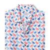 Tommy Bahama Men's Veracruz Cay Flamingo Mingle Camp Shirt - White