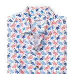 Tommy Bahama Men's Veracruz Cay Flamingo Mingle Camp Shirt - White