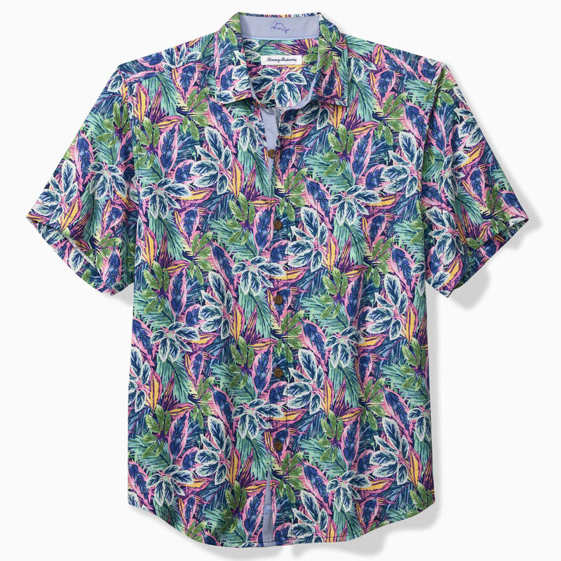 Tommy Bahama Men's Forever Fuego Silk Camp Shirt - Eclipse