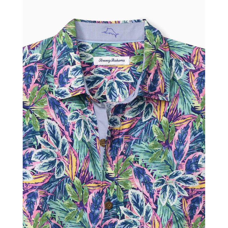 Tommy Bahama Men's Forever Fuego Silk Camp Shirt - Eclipse