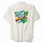 Tommy Bahama Men's Pickleball Happy Hour Embroidered Silk Camp Shirt - Continental