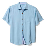 Tommy Bahama Men's Birdie Of Paradise Embroidered Silk Camp Shirt - Blue Jay