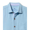 Tommy Bahama Men's Birdie Of Paradise Embroidered Silk Camp Shirt - Blue Jay