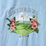 Tommy Bahama Men's Birdie Of Paradise Embroidered Silk Camp Shirt - Blue Jay