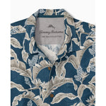 Tommy Bahama Men's Midnight Palms Silk Camp Shirt - Kingfish