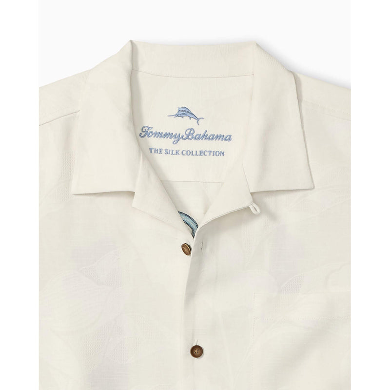 Tommy Bahama Men's Toucantina Embroidered Silk Camp Shirt - Continental