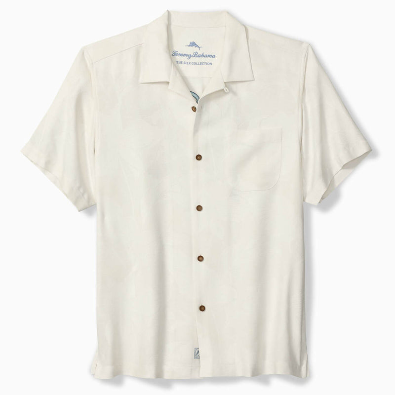 Tommy Bahama Men's Toucantina Embroidered Silk Camp Shirt - Continental