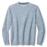 Tommy Bahama Men's Salerno Point Crew Sweater - Denimblau Heather - FINAL SALE